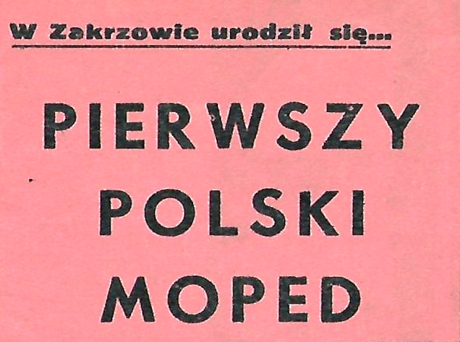 Ryś pierwszy polski moped